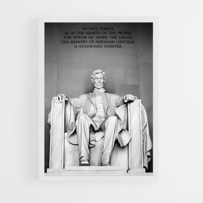 ap-abraham lincoln-5 cadre Blanc