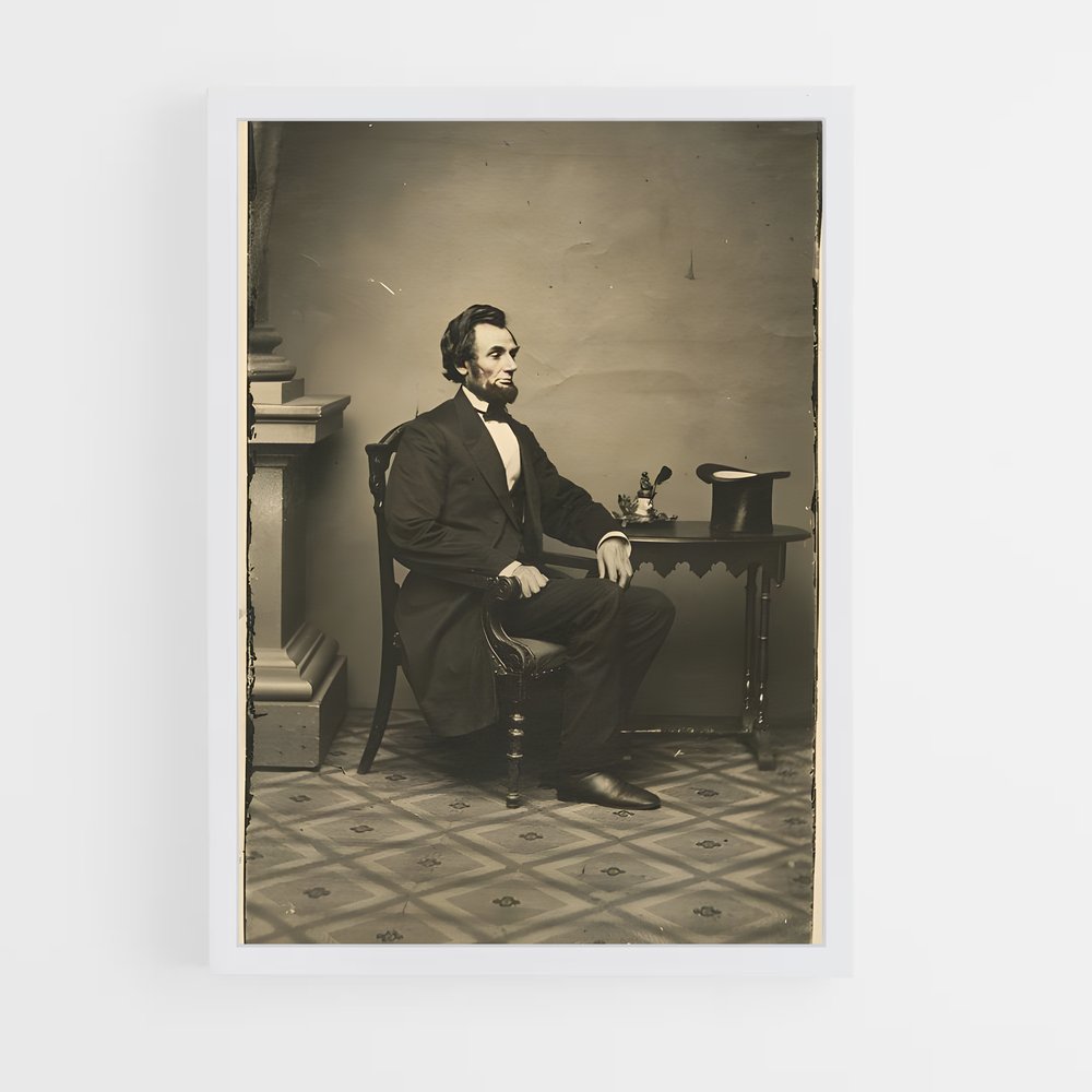 ap-abraham lincoln-6 cadre Blanc