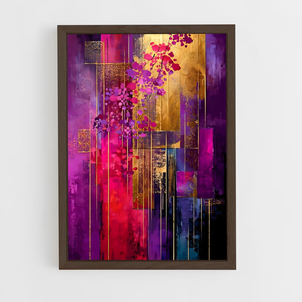 ap-abstract-5 cadre Bois foncé