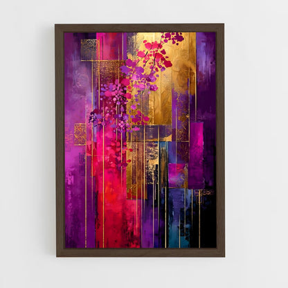 ap-abstract-5 cadre Bois foncé