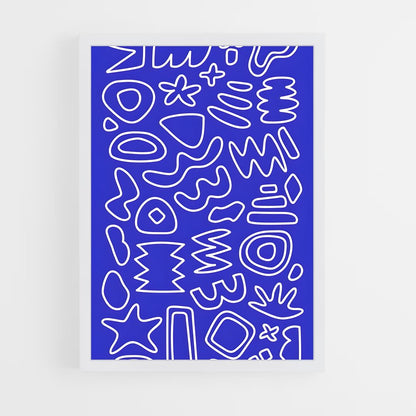 ap-abstract shapes-1 cadre Blanc