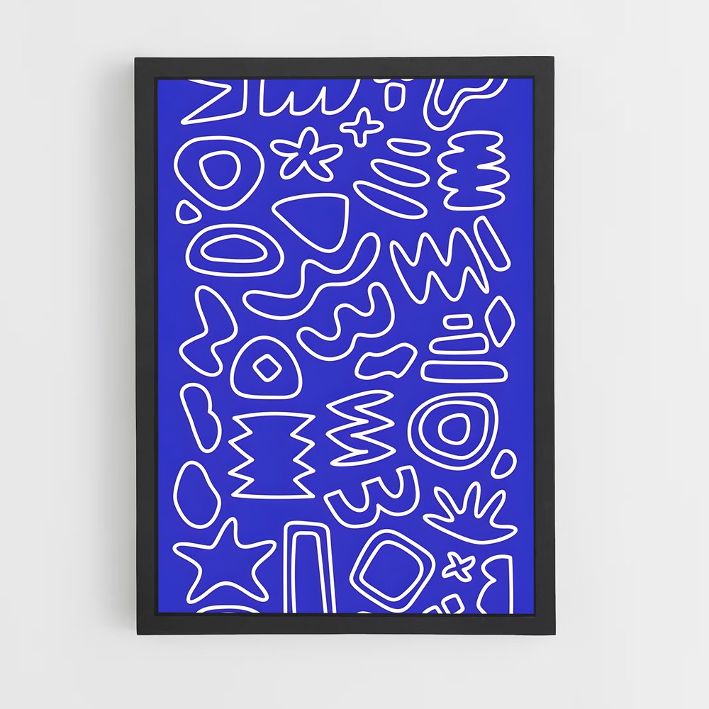 ap-abstract shapes-1 cadre Noir