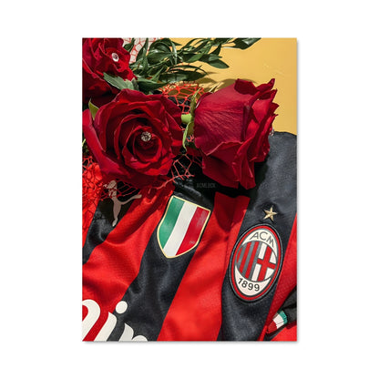 Poster Roses Rossoneri