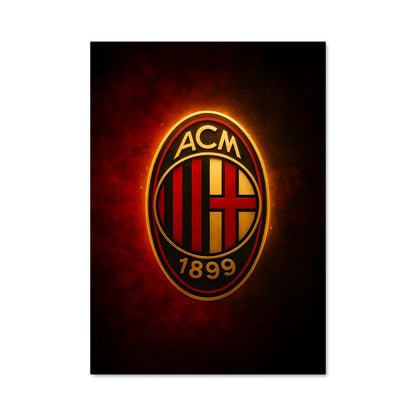 Poster Rossoneri Emblem