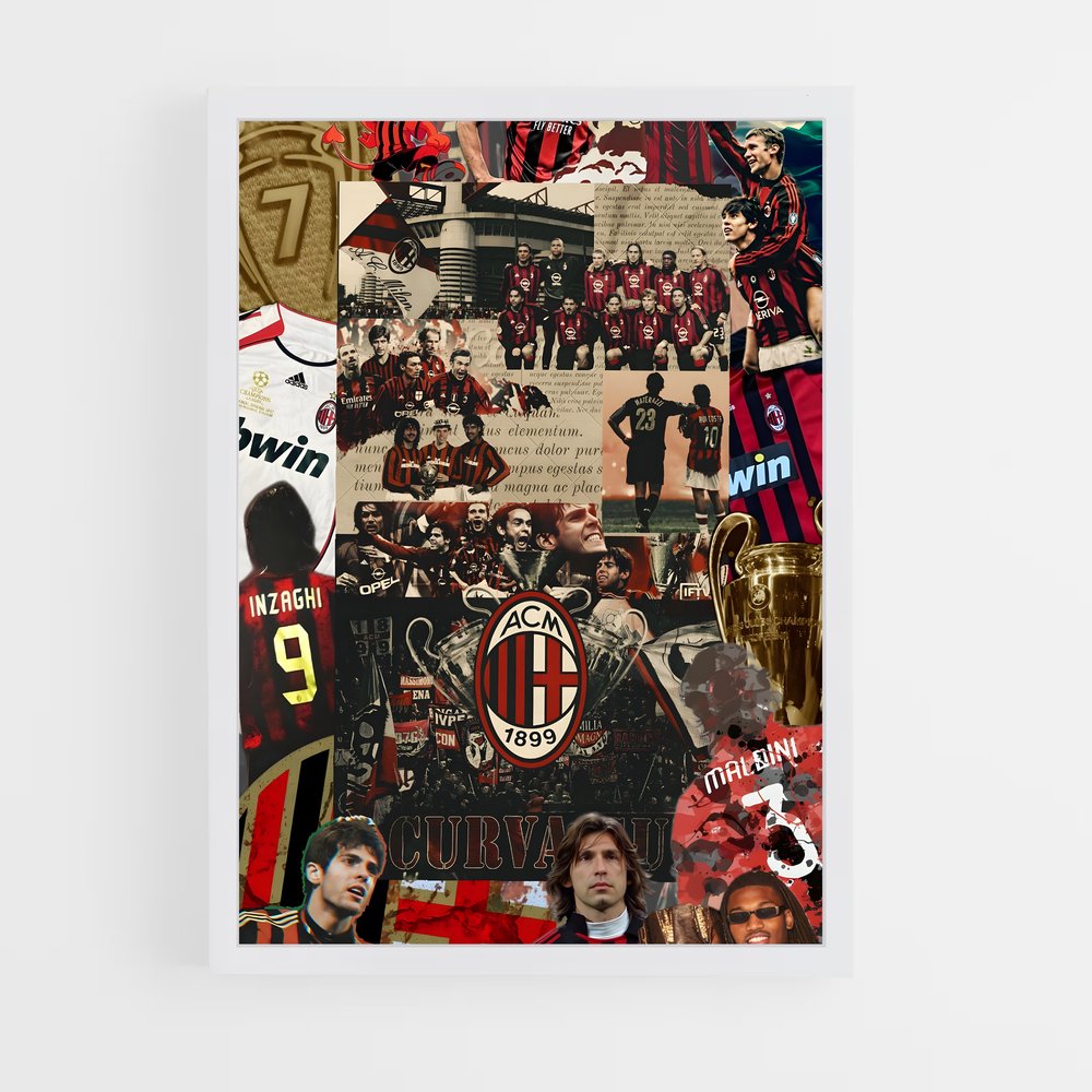 ap-ac milan-1 cadre Blanc