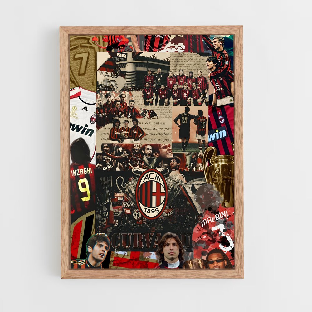 ap-ac milan-1 cadre Bois clair