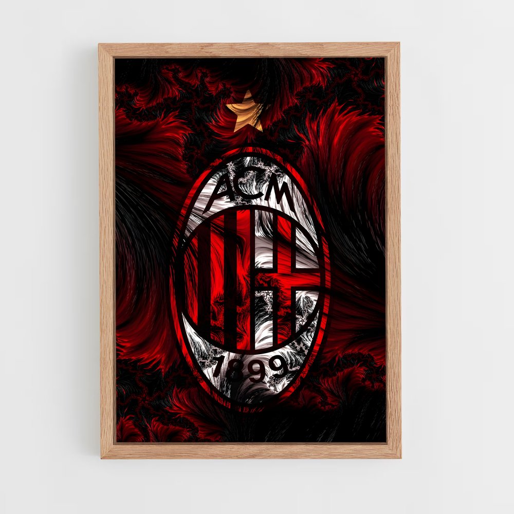 ap-ac milan-12 cadre Bois clair