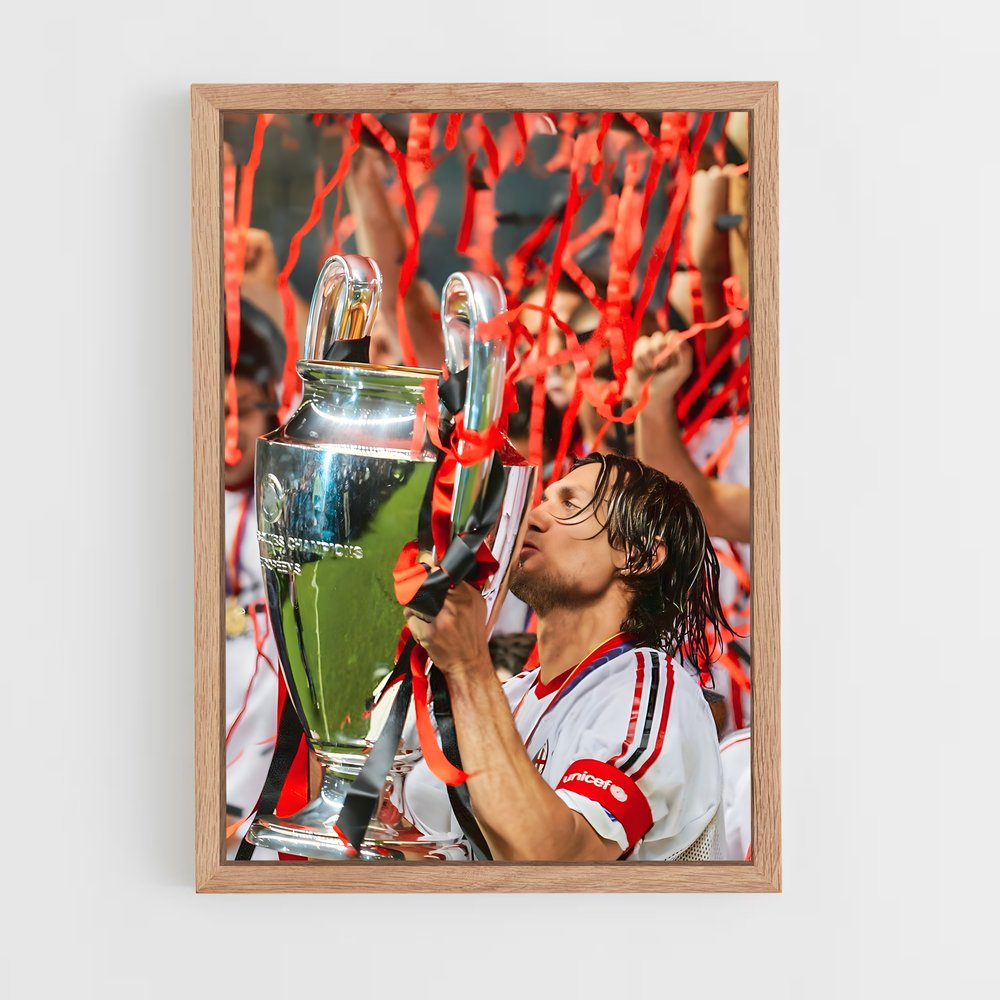 ap-ac milan-15 cadre Bois clair