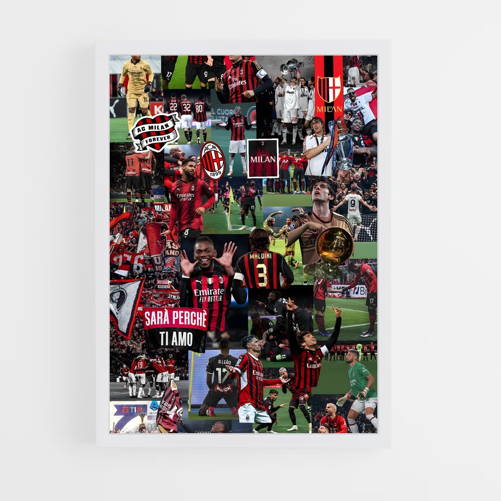 ap-ac milan-16 cadre Blanc