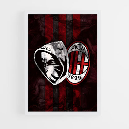 ap-ac milan-17 cadre Blanc