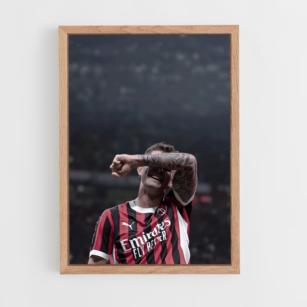 ap-ac milan-18 cadre Bois clair