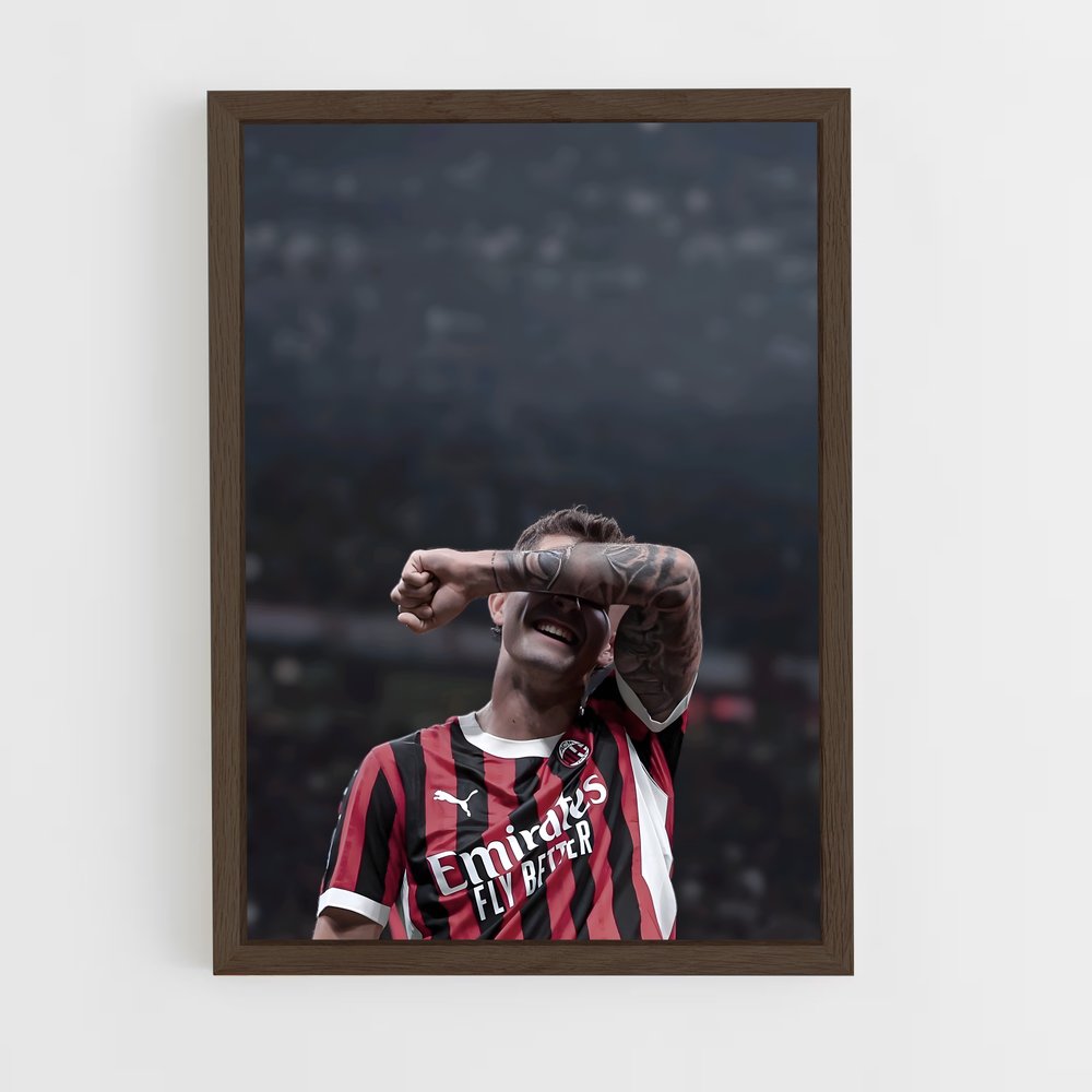ap-ac milan-18 cadre Bois foncé