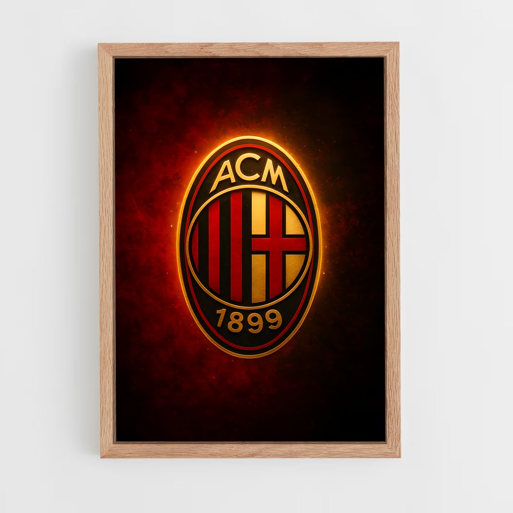 ap-ac milan-5 cadre Bois clair