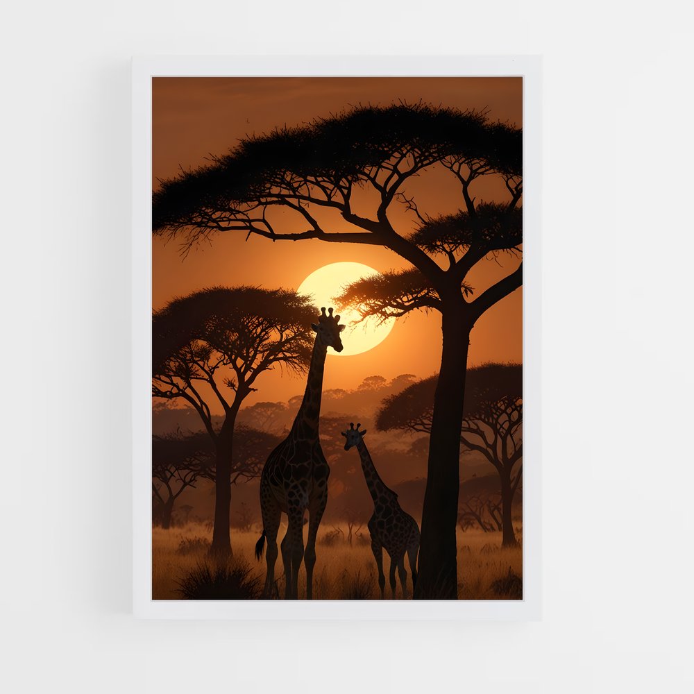 ap-acacia trees-3 cadre Blanc