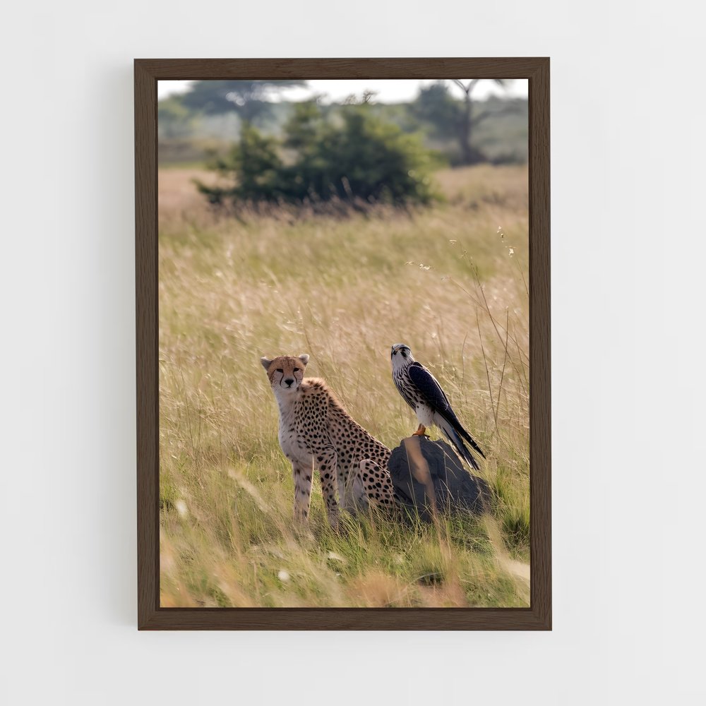 ap-acacia trees-5 cadre Bois foncé