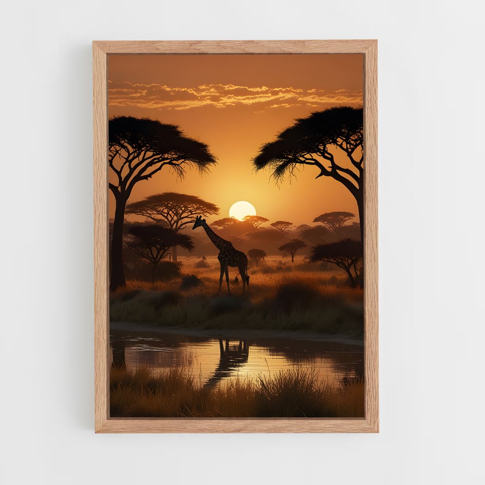 ap-acacia trees-6 cadre Bois clair