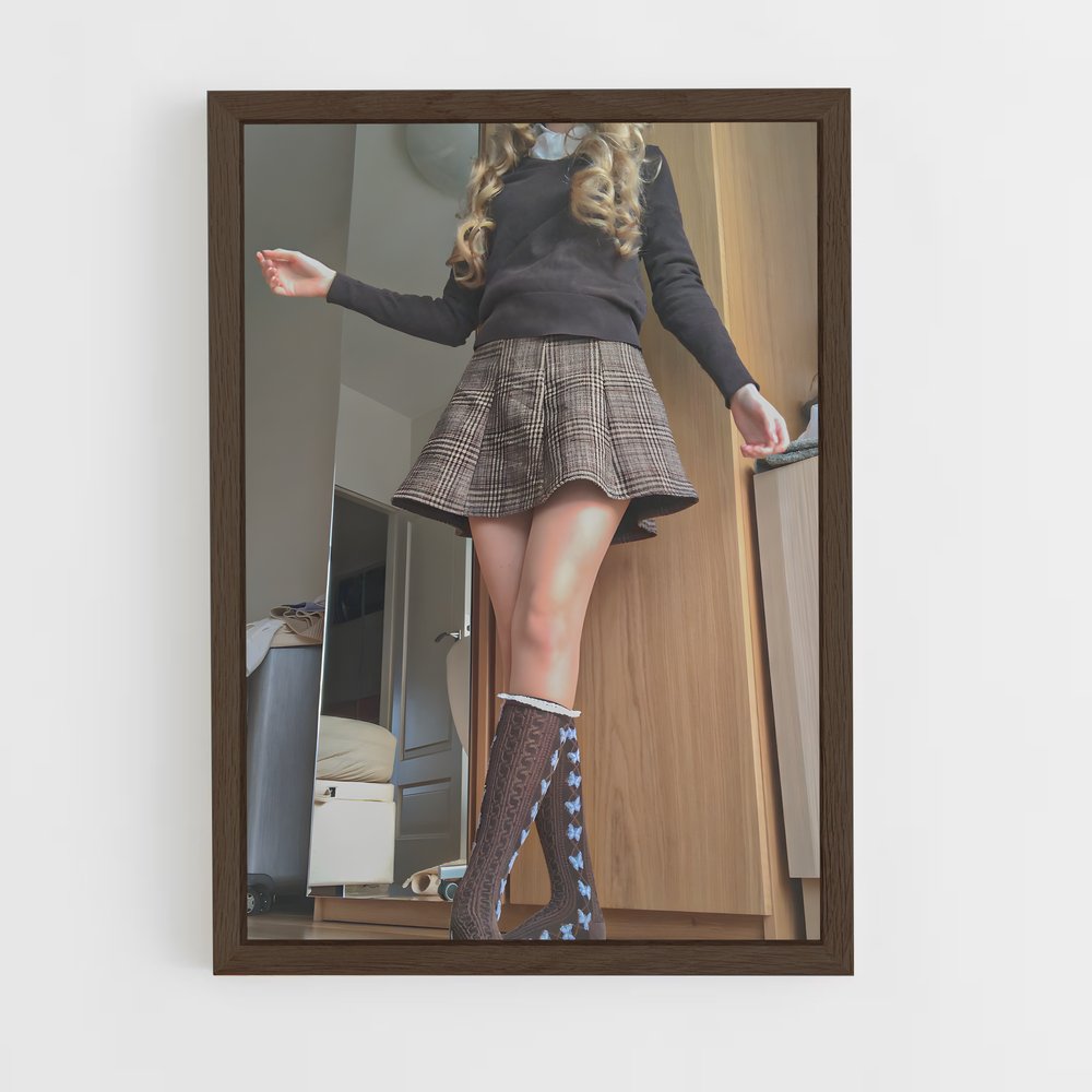 ap-academia fashion-5 cadre Bois foncé