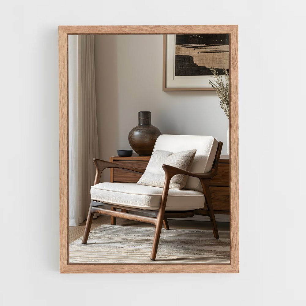 ap-accent chair-1 cadre Bois clair