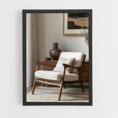 ap-accent chair-1 cadre Noir
