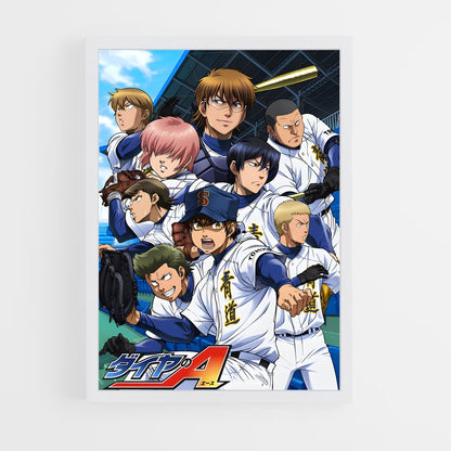 ap-ace of diamond-12 cadre Blanc