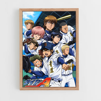 ap-ace of diamond-12 cadre Bois clair