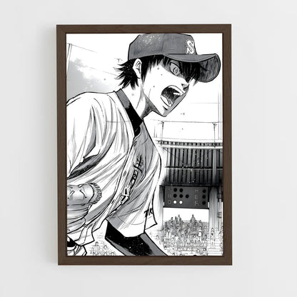 ap-ace of diamond-5 cadre Bois foncé