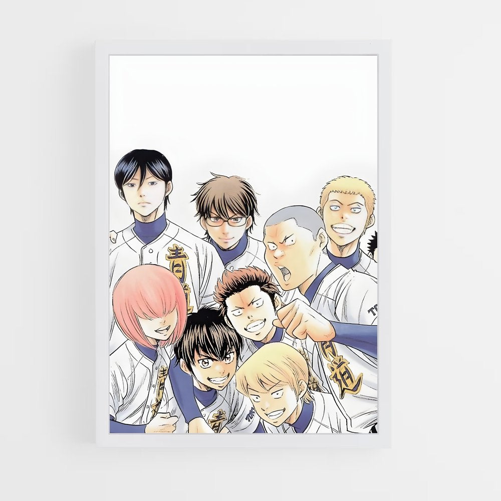ap-ace of diamond-7 cadre Blanc