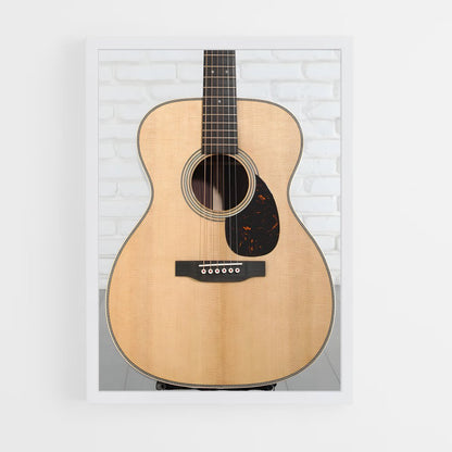 ap-acoustic guitar-10 cadre Blanc