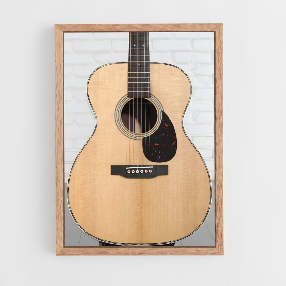ap-acoustic guitar-10 cadre Bois clair