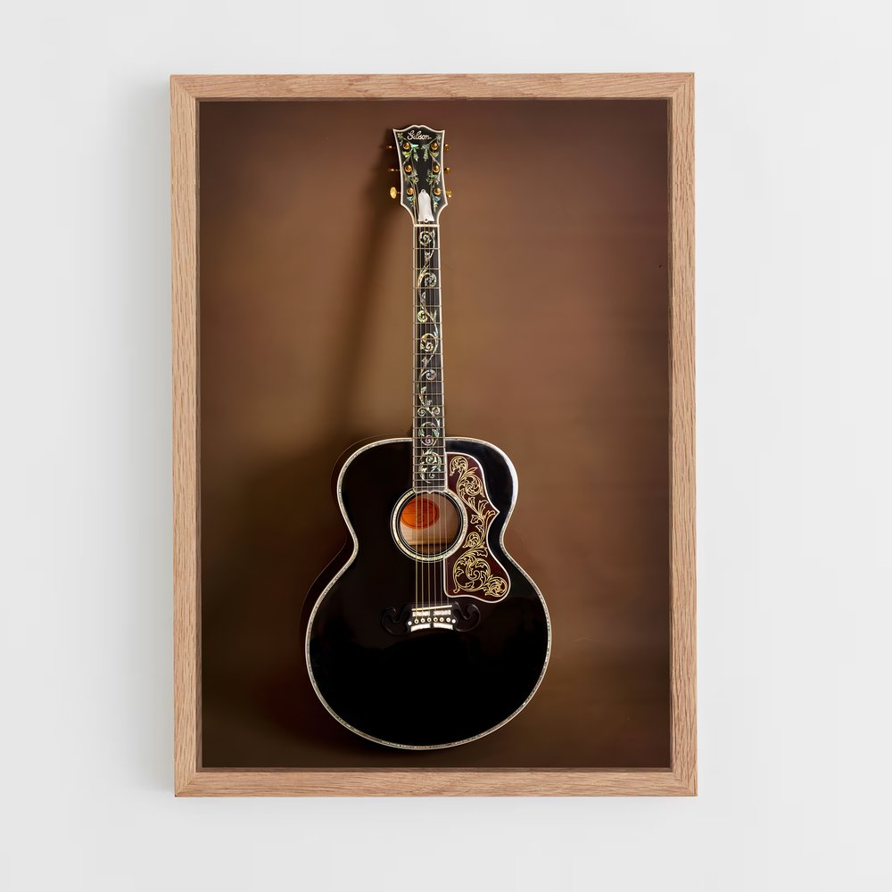 ap-acoustic guitar-2 cadre Bois clair