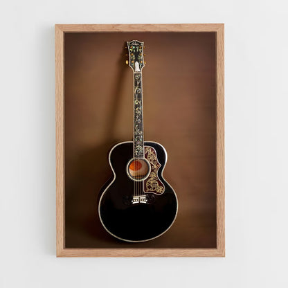 ap-acoustic guitar-2 cadre Bois clair