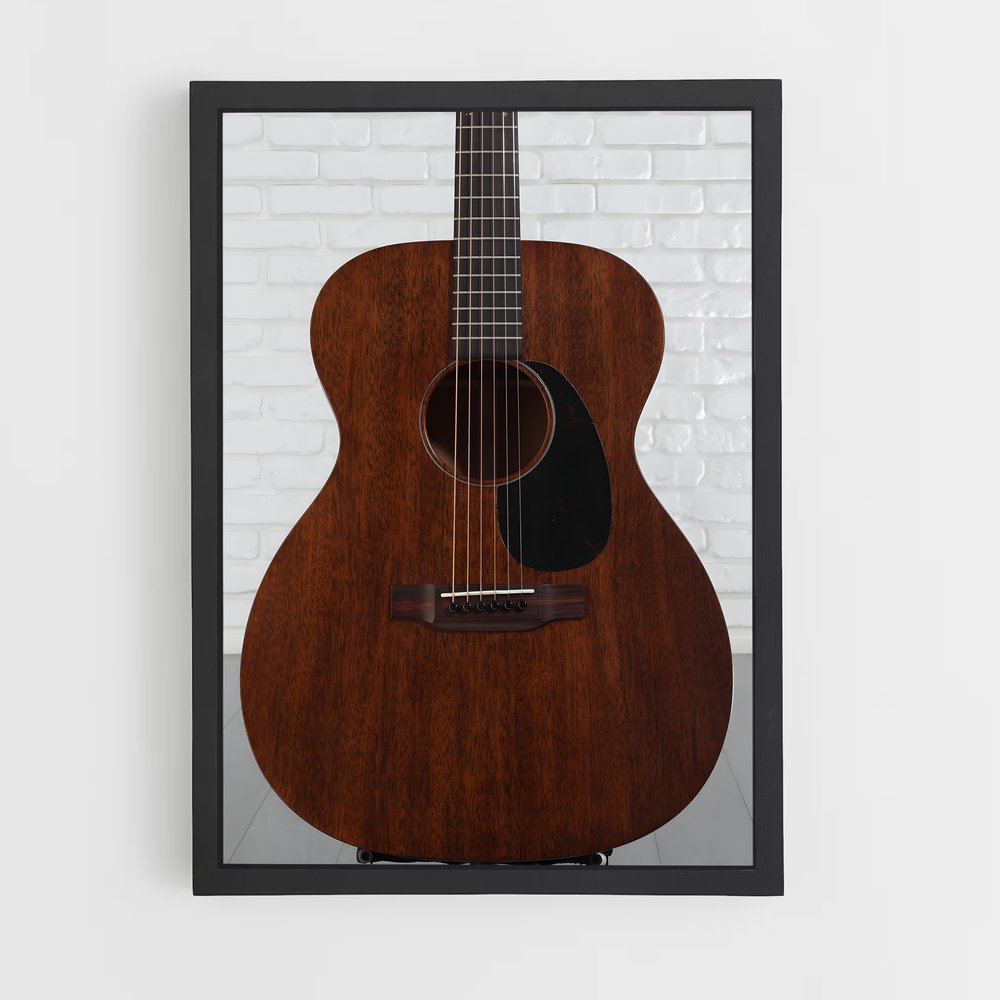 ap-acoustic guitar-3 cadre Noir