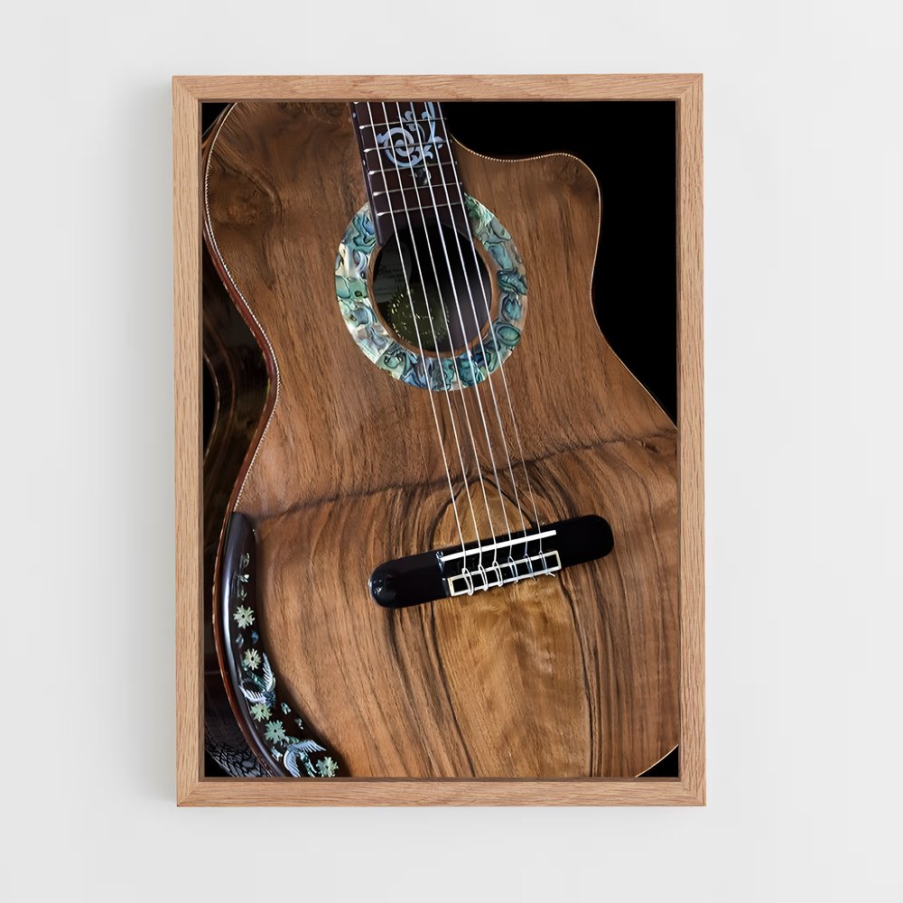 ap-acoustic guitar-5 cadre Bois clair