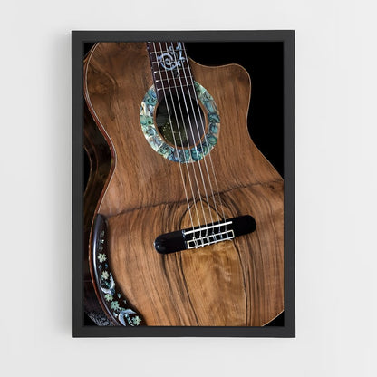 ap-acoustic guitar-5 cadre Noir