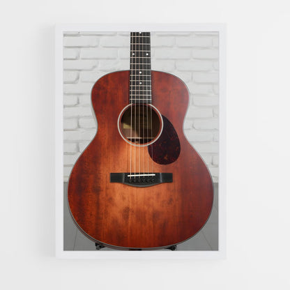 ap-acoustic guitar-7 cadre Blanc