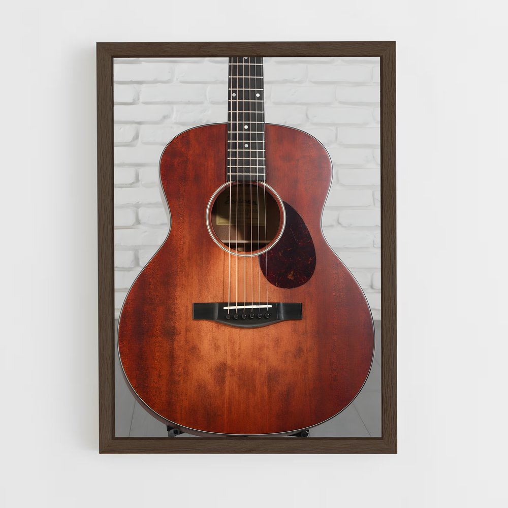 ap-acoustic guitar-7 cadre Bois foncé