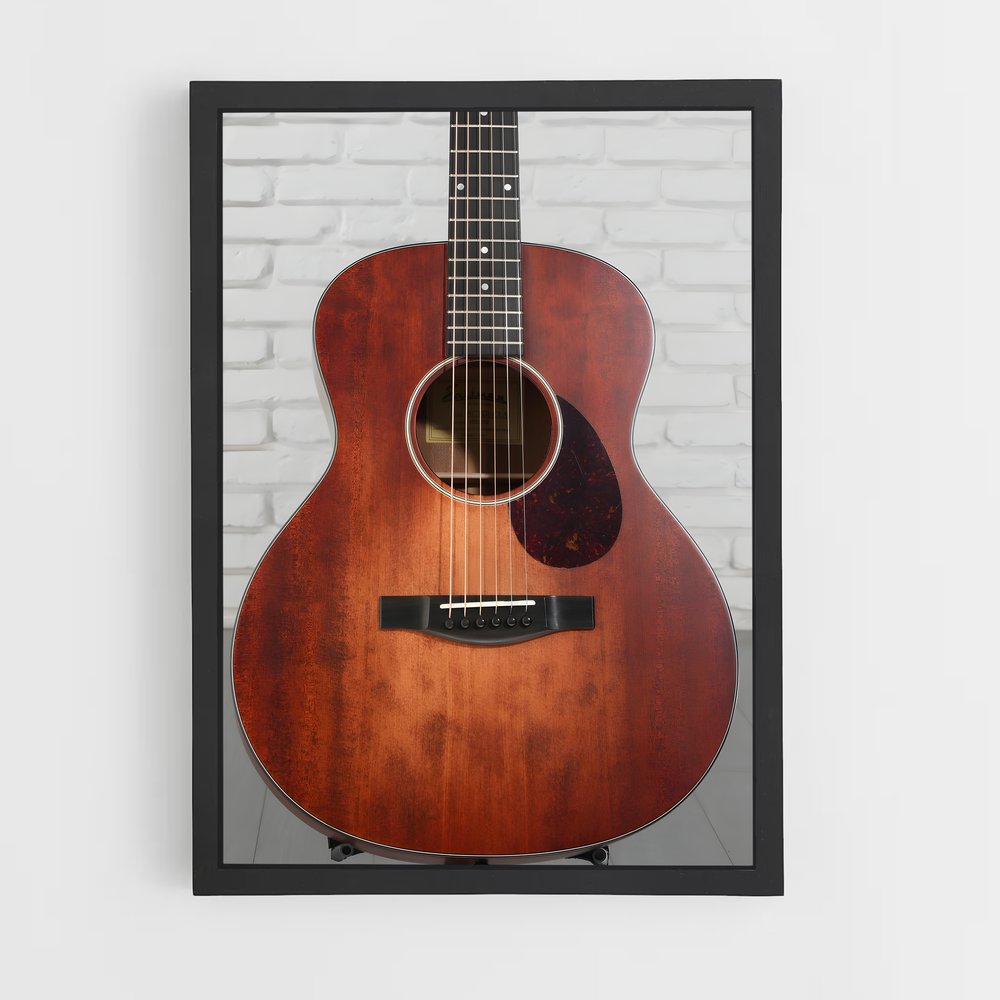 ap-acoustic guitar-7 cadre Noir