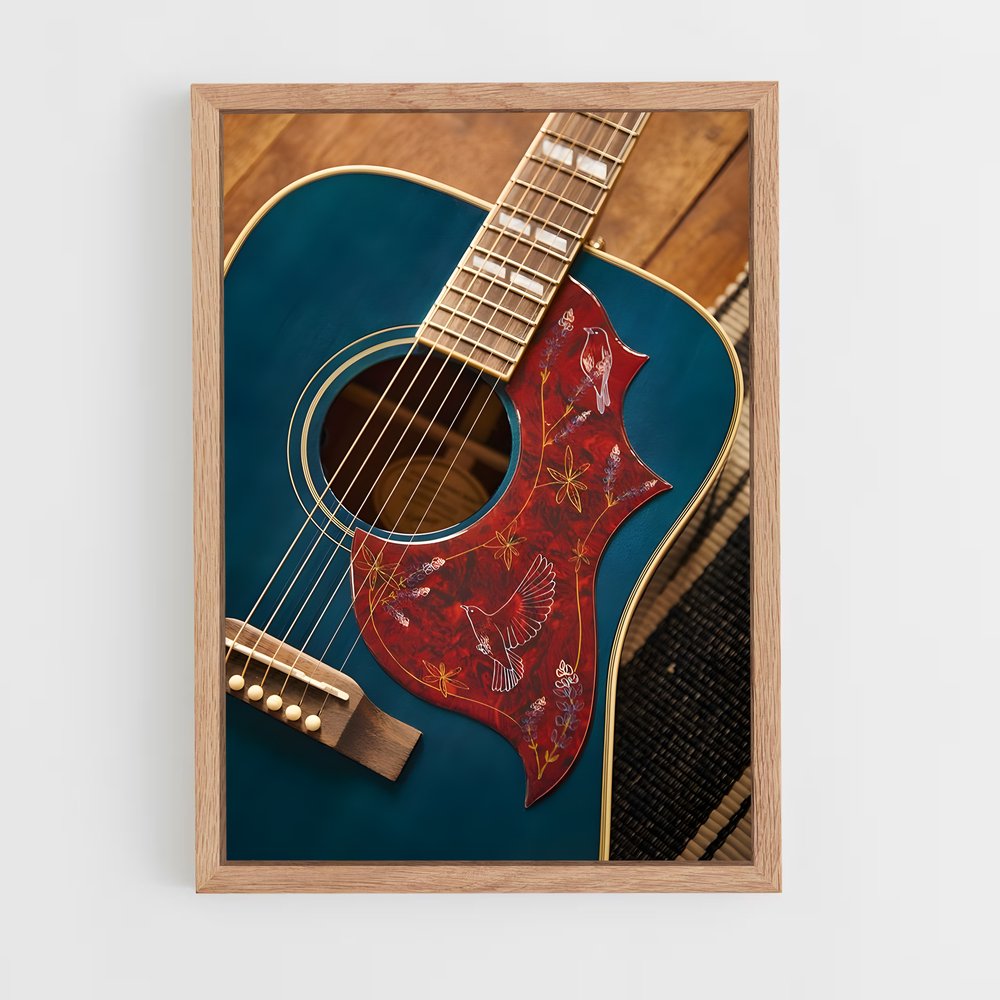 ap-acoustic guitar-8 cadre Bois clair