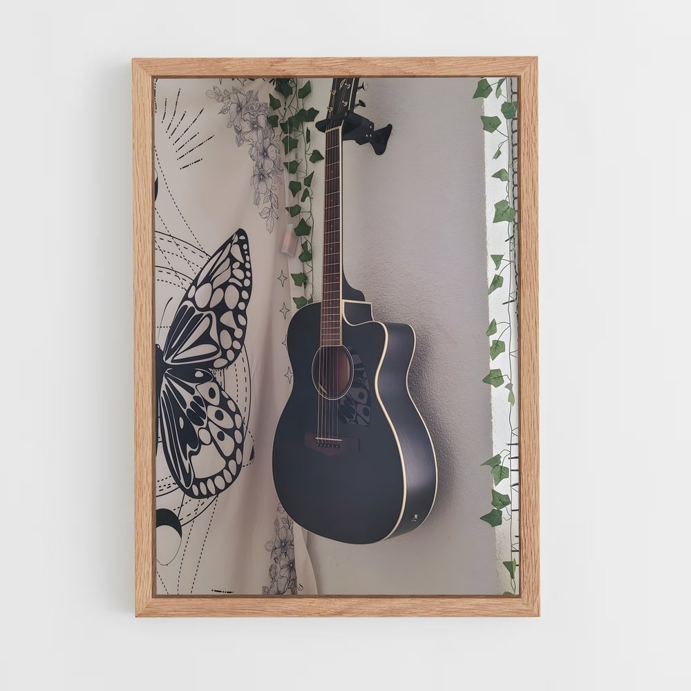 ap-acoustic guitar-9 cadre Bois clair