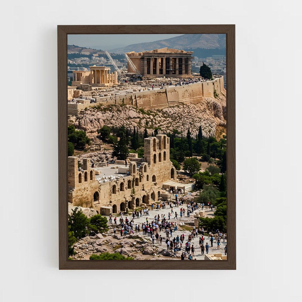 ap-acropolis athens-6 cadre Bois foncé