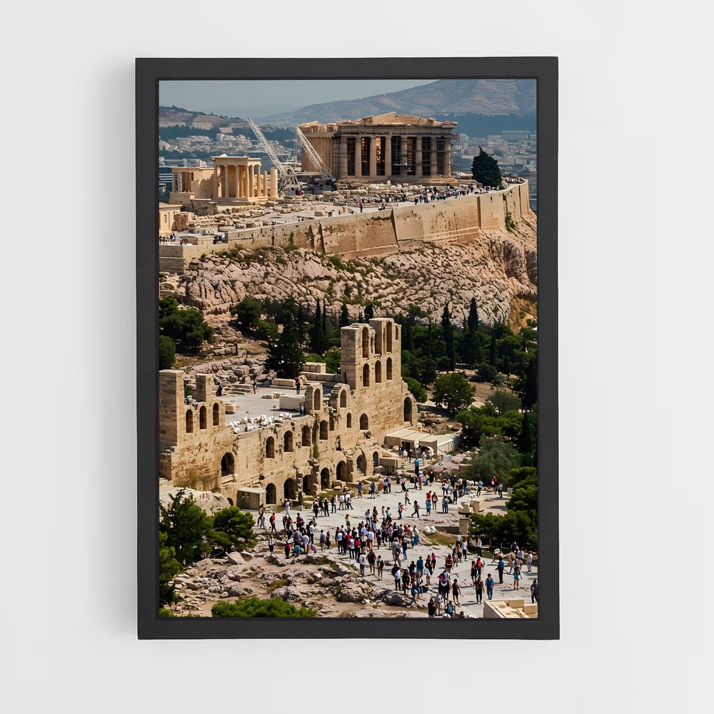 ap-acropolis athens-6 cadre Noir
