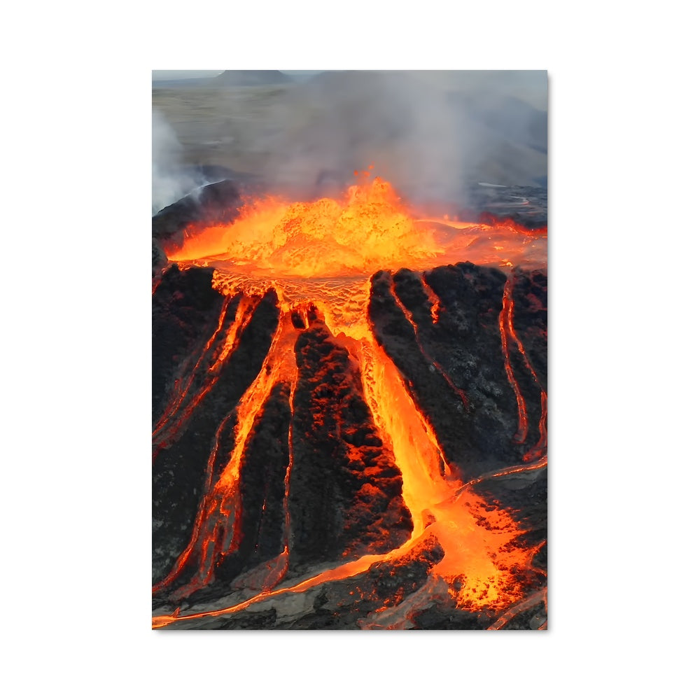 Poster Active volcano 96149