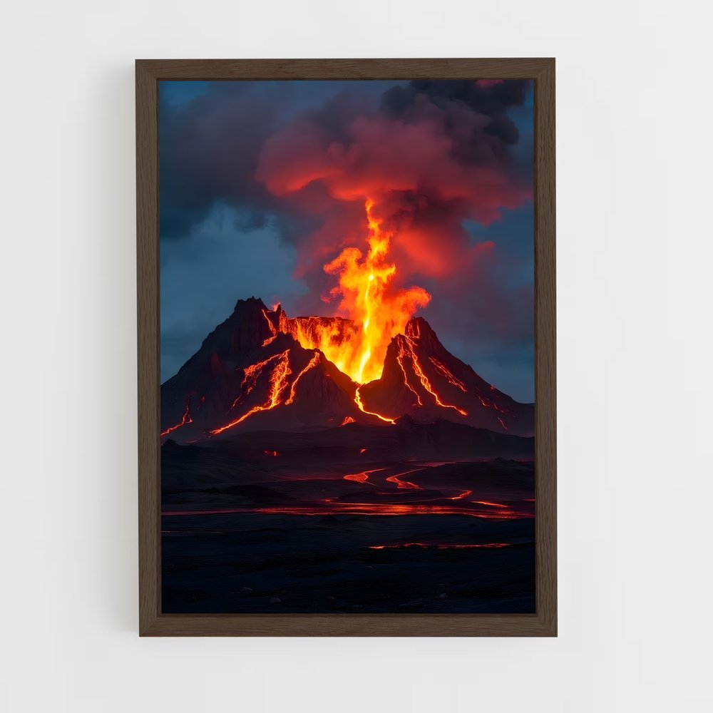 ap-active volcano-12 cadre Bois foncé