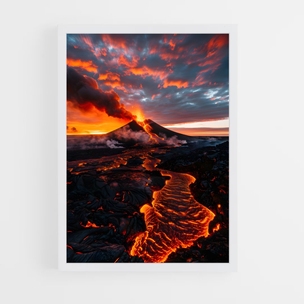 ap-active volcano-3 cadre Blanc