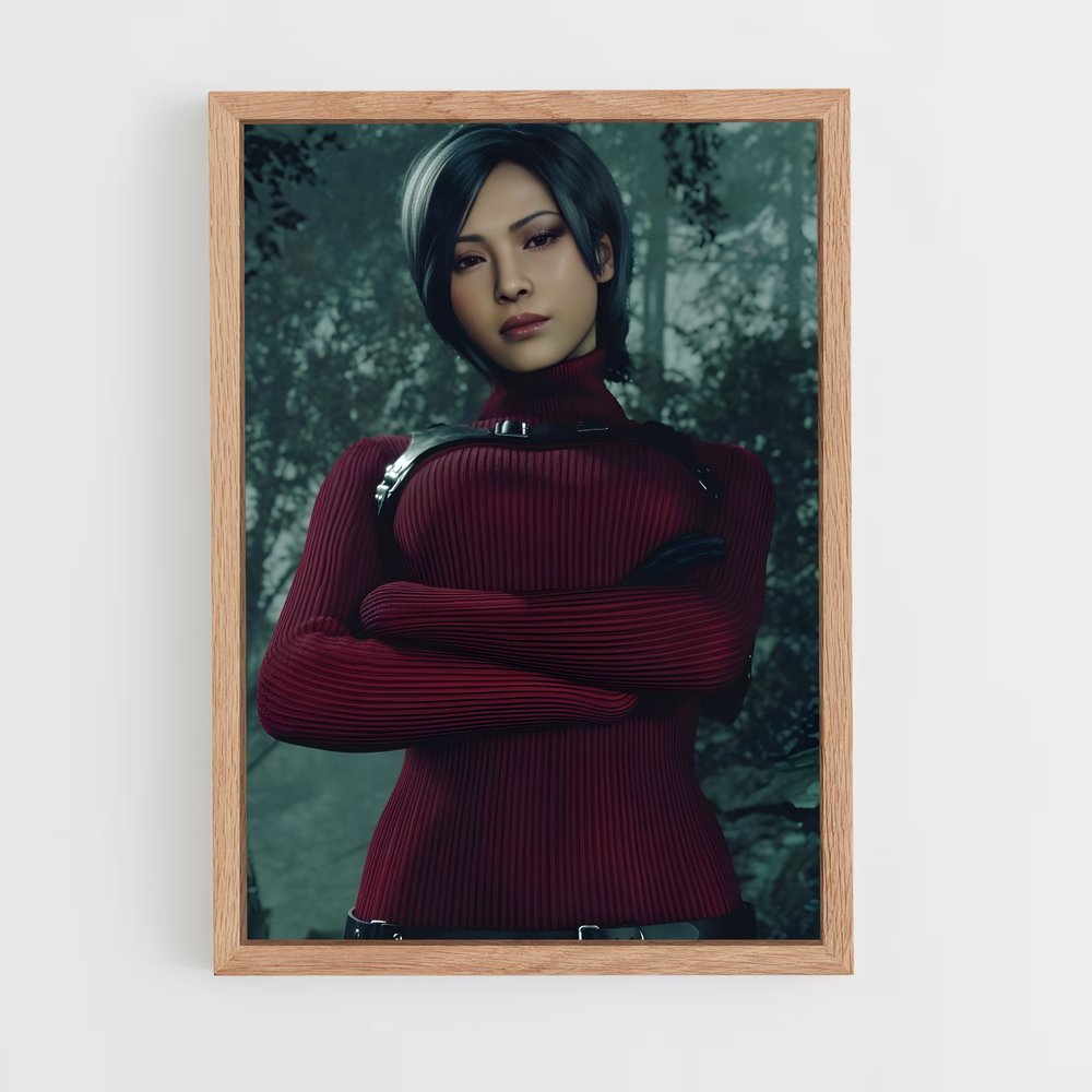 ap-ada wong-2 cadre Bois clair
