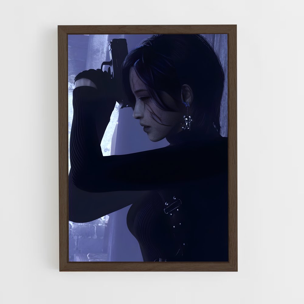 ap-ada wong-4 cadre Bois foncé