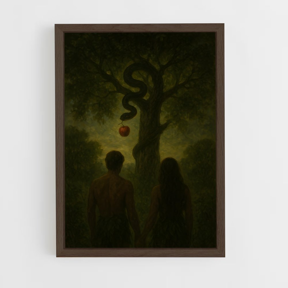 ap-adam and eve-3 cadre Bois foncé