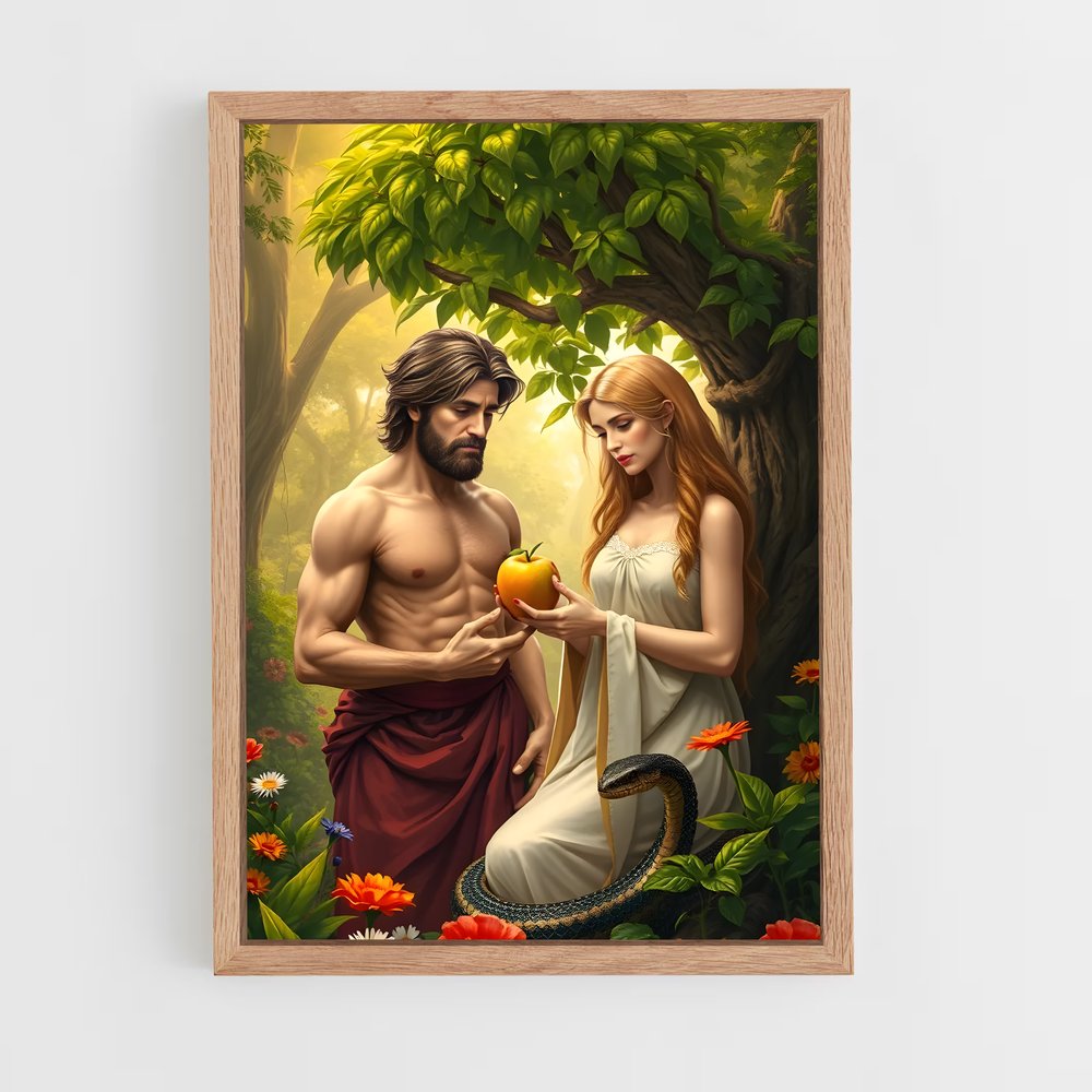 ap-adam and eve-4 cadre Bois clair