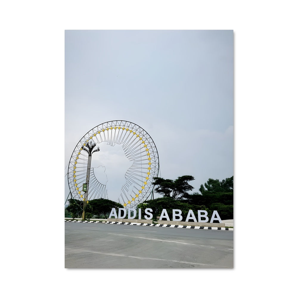 Addis Wheels Addis Ababa Ferris Wheel Poster – Aesthetic Posters