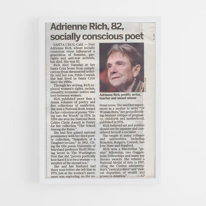 ap-adrienne rich-1 cadre Blanc